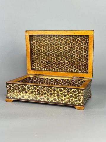 Boîte Khatam Kari mosaïque miniature - Bois - Inde - Vers
