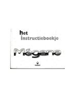 1998 RENAULT MEGANE INSTRUCTIEBOEKJE NEDERLANDS