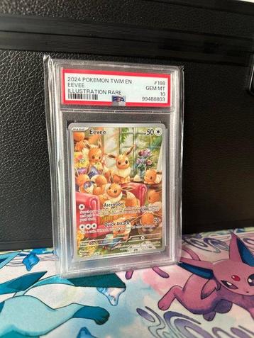 Pokémon - 1 Graded card - Eevee 188 TWM Twilight Masquerade