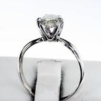 Zonder minimumprijs - Verlovingsring - 14 karaat Witgoud -