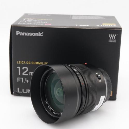 Panasonic MFT 12mm F/1.4 Leica DG Summilux ASPH | Occasion, Audio, Tv en Foto, Foto | Lenzen en Objectieven, Ophalen of Verzenden