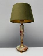 Tafellamp - Messing, Onyx, Antiek en Kunst