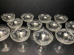 Baccarat - Champagneglas (12) - Oude guilloché-decoratie