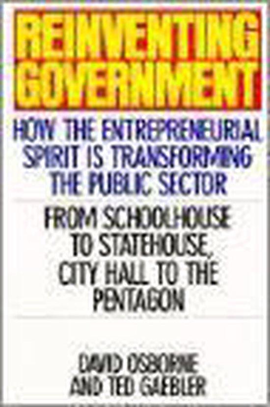 Reinventing Government 9780201523942 David Osborne, Livres, Langue | Anglais, Envoi