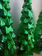 Goodwill: 3 groene kerstbomen van glas - Kerstballen, Diversen, Kerst, Nieuw