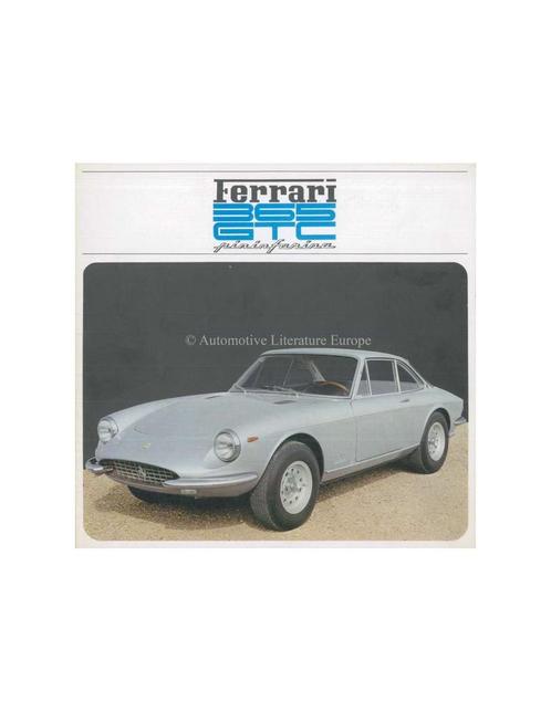1968 FERRARI 365 GTC PININFARINA BROCHURE 28/68, Livres, Autos | Brochures & Magazines, Enlèvement ou Envoi