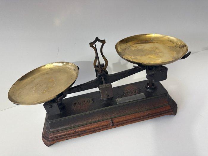 roverbal - Ponterstok - Gietijzer, Gegoten messing -, Antiek en Kunst, Curiosa en Brocante