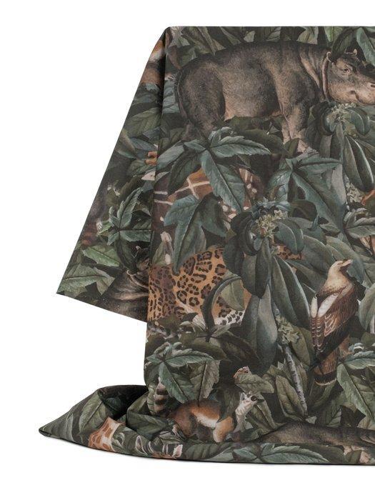 LIVRAISON GRATUITE !!! Exploration Tropicale - Tissu, Antiek en Kunst, Antiek | Tapijten, Tafelkleden en Textiel