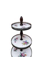 Étagère - Hout, Messing, Keramiek