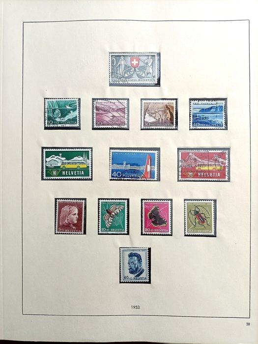 Zwitserland 1953/1964 - Collectie van de periode met, Postzegels en Munten, Postzegels | Europa | België