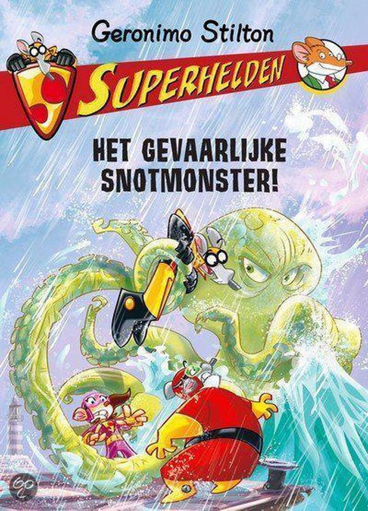 Het gevaarlijke snotmonster! / Geronimo Stilton-reeks, Boeken, Kinderboeken | Jeugd | 10 tot 12 jaar, Zo goed als nieuw, Verzenden