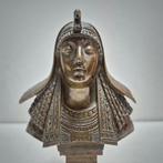 Sculpture, Buste - Egyptomania - 13 cm - Bronze - 1890, Antiek en Kunst