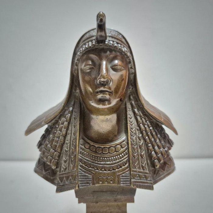 Sculpture, Buste - Egyptomania - 13 cm - Bronze - 1890, Antiek en Kunst, Kunst | Designobjecten