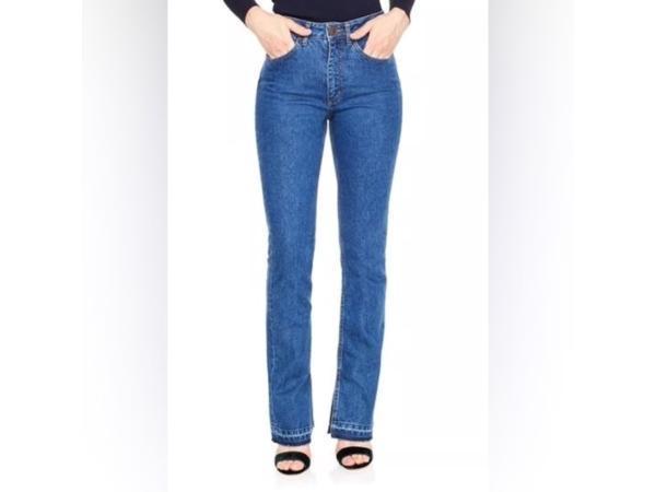 Veiling - Sandro Viky Maat 36 Straight Leg Jeans met Split, Vêtements | Femmes, Jeans