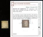 Italiaanse oude staten - Sardinië 1861 - Het zeldzame 3, Gestempeld