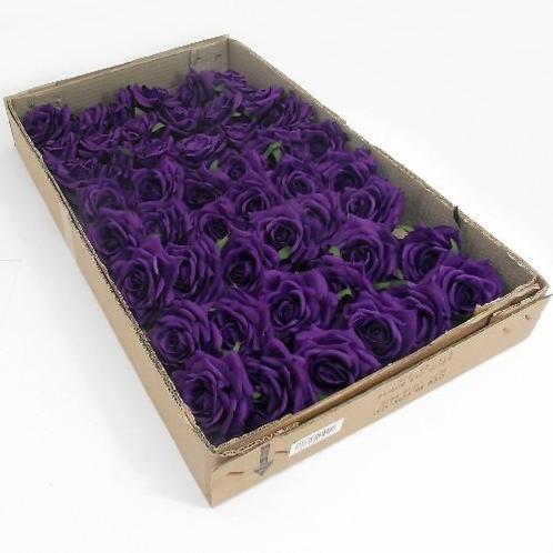CURVE ROSE CAD PURPLE PER STUK Flowerwall bruidsboeket, Maison & Meubles, Accessoires pour la Maison | Plantes & Fleurs artificielles