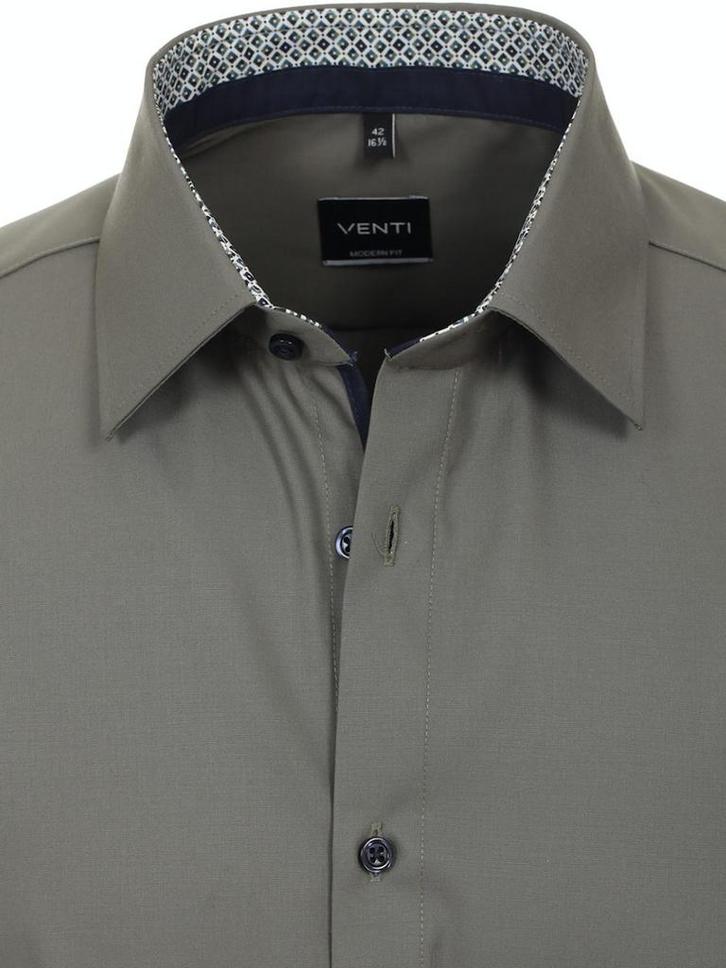 Groen Overhemd Heren Strijkvrij Modern Fit Venti, Kleding | Heren, T-shirts, Verzenden