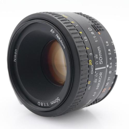 Nikon AF 50mm F/1.8 D occasion, Audio, Tv en Foto, Foto | Lenzen en Objectieven, Zo goed als nieuw, Verzenden
