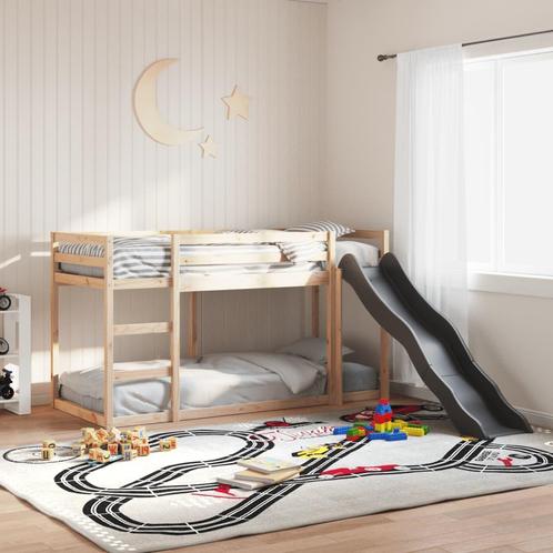 vidaXL Stapelbed met glijbaan en ladder massief grenenhout, Huis en Inrichting, Slaapkamer | Bedden, Nieuw, Verzenden