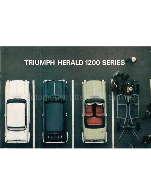 1966 TRIUMPH HERALD 1200 BROCHURE ENGELS, Boeken, Auto's | Folders en Tijdschriften