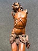 sculptuur, Corpus Christi XVI eme, Flandres - 24 cm - Hout, Antiquités & Art