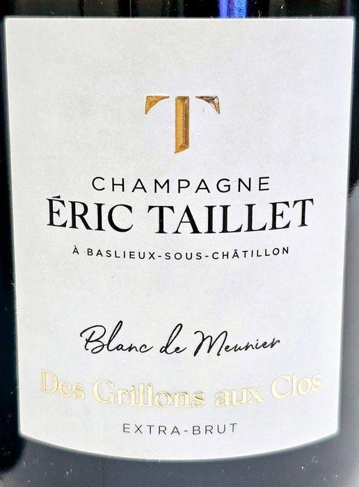 Eric Taillet, Des Grillons Aux Clos Extra Brut - Champagne, Verzamelen, Wijnen