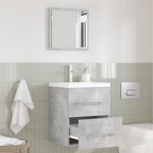 vidaXL Badkamerkast Beton grijs 41 x 38.5 x 48 cm Bewerkt, Huis en Inrichting, Badkamer | Badkamermeubels, Nieuw, Verzenden