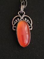 Georg Jensen - Ketting met hanger Zilver Carneool - 2005