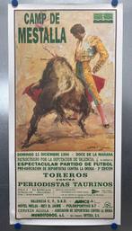 Juan Reus - Cartel Toros y Futbol, Mestalla, Valencia, Spain, Antiek en Kunst