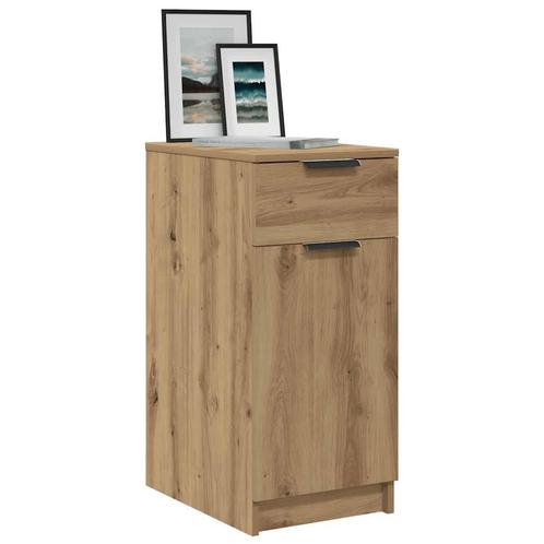 vidaXL Bureaukast 33x50x75 cm bewerkt hout artisanaal, Huis en Inrichting, Kasten | Overige, Nieuw, Verzenden