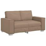 Loveseat Bank Kunstleer Cappuccino | Tweede kansje | Stij..., Huis en Inrichting, Eenpersoons, Verzenden, Nieuw, 75 tot 100 cm