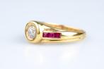Ring - 18 karaat Geel goud - 0.36ct. tw. Diamant, Nieuw