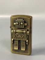 Zippo - Robot - Sans Prix de Réserve - Briquet - Laiton, Verzamelen, Nieuw