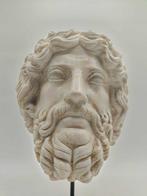 sculptuur, Testa di Zeus - 32 cm - marmerstof