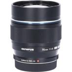 Olympus M.Zuiko Digital ED 75mm f/1.8 - Zwart CM3159, Audio, Tv en Foto, Ophalen of Verzenden, Gebruikt, Overige typen