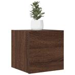 vidaXL Tv-wandmeubel 30,5x30x30 cm bruin eikenkleur, Huis en Inrichting, Kasten |Televisiemeubels, Verzenden, Nieuw