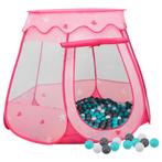 vidaXL Kinderspeeltent met 250 ballen 102x102x82 cm roze, Kinderen en Baby's, Verzenden, Nieuw