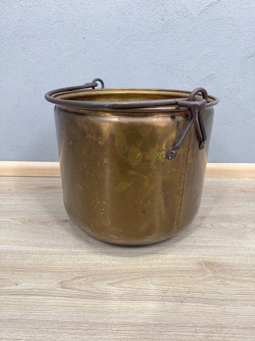 Koperen aker - Emmer - Koper, Antiquités & Art, Curiosités & Brocante