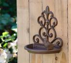 Vogelbad - Gietijzer - vogelsilo, Antiek en Kunst