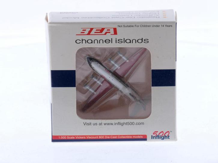 Schaal 1:500 Inflight500 IF5801007 Vickers Viscount 800 B..., Hobby en Vrije tijd, Modelbouw | Vliegtuigen en Helikopters, Zo goed als nieuw