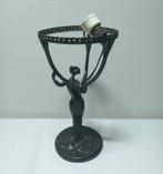 Francia Inizio 900 - Lamp - Art Nouveau-vrouw - Gepatineerd, Antiek en Kunst