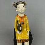 Ida - No reserve - The girl with cat- hand made