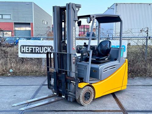 Jungheinrich EFG216-480DZ (2018) met 2022 batterij MET VIDEO, Zakelijke goederen, Machines en Bouw | Heftrucks en Intern transport