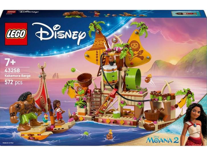 LEGO Disney Vaiana 2 Kakamora Boot - 43258, Kinderen en Baby's, Speelgoed | Bouwstenen, Zo goed als nieuw, Verzenden
