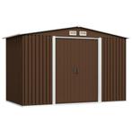 vidaXL Abri de stockage pour jardin Marron 257x205x178, Verzenden, Neuf