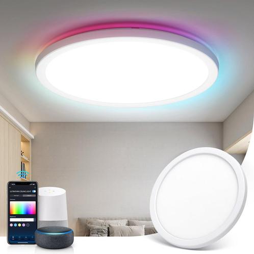 Aigostar 10I2C - Smart LED Plafondlamp - Slimme Plafonnière, Huis en Inrichting, Lampen | Overige, Verzenden