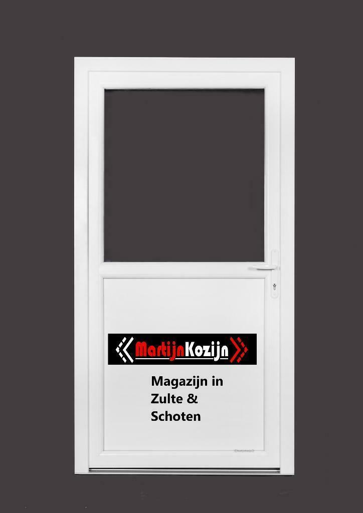 PVC Deuren binnen en buitendraaiend 90x204, 98x204, 98x215, Bricolage & Construction, Fenêtres & Moustiquaires, Enlèvement ou Envoi