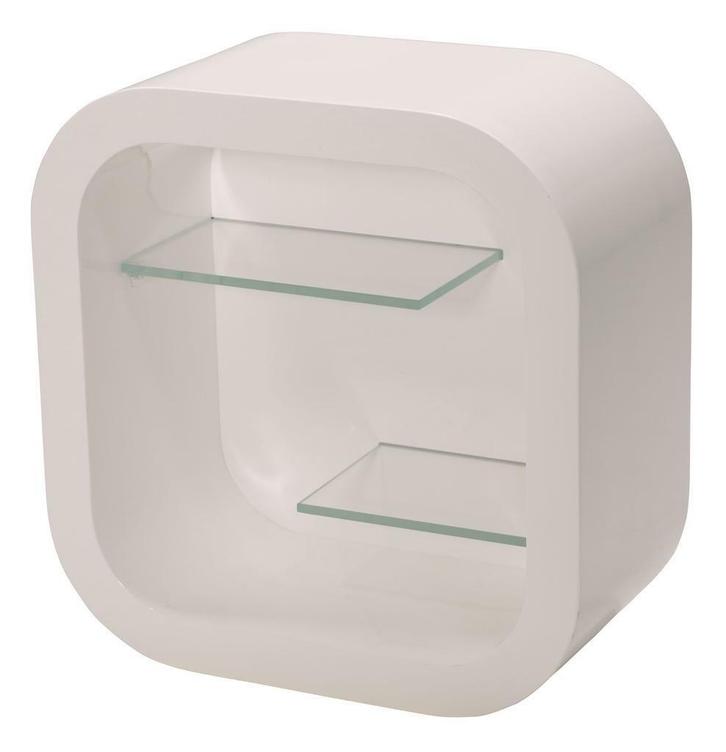 *TIP*  High glossy wit wandkastje met 2 glasplaten S-VEC-01, Zakelijke goederen, Kantoor en Winkelinrichting | Winkel en Inventaris