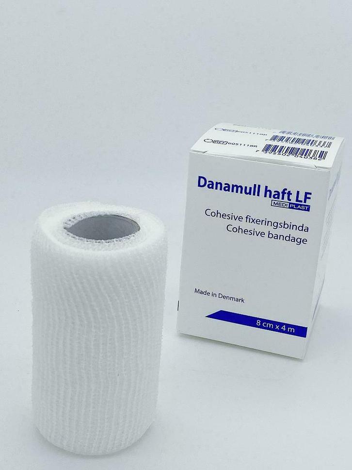 Danamull Haft Zelfklevend Fixatiewindsel 8cm x 4m, Diversen, Verpleegmiddelen, Nieuw, Ophalen of Verzenden