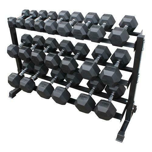 Haltères Hexagonaux caoutchouc en stock!!!, Sport en Fitness, Fitnessmaterialen, Dumbbell, Nieuw, Armen, Benen, Borst, Buik, Rug